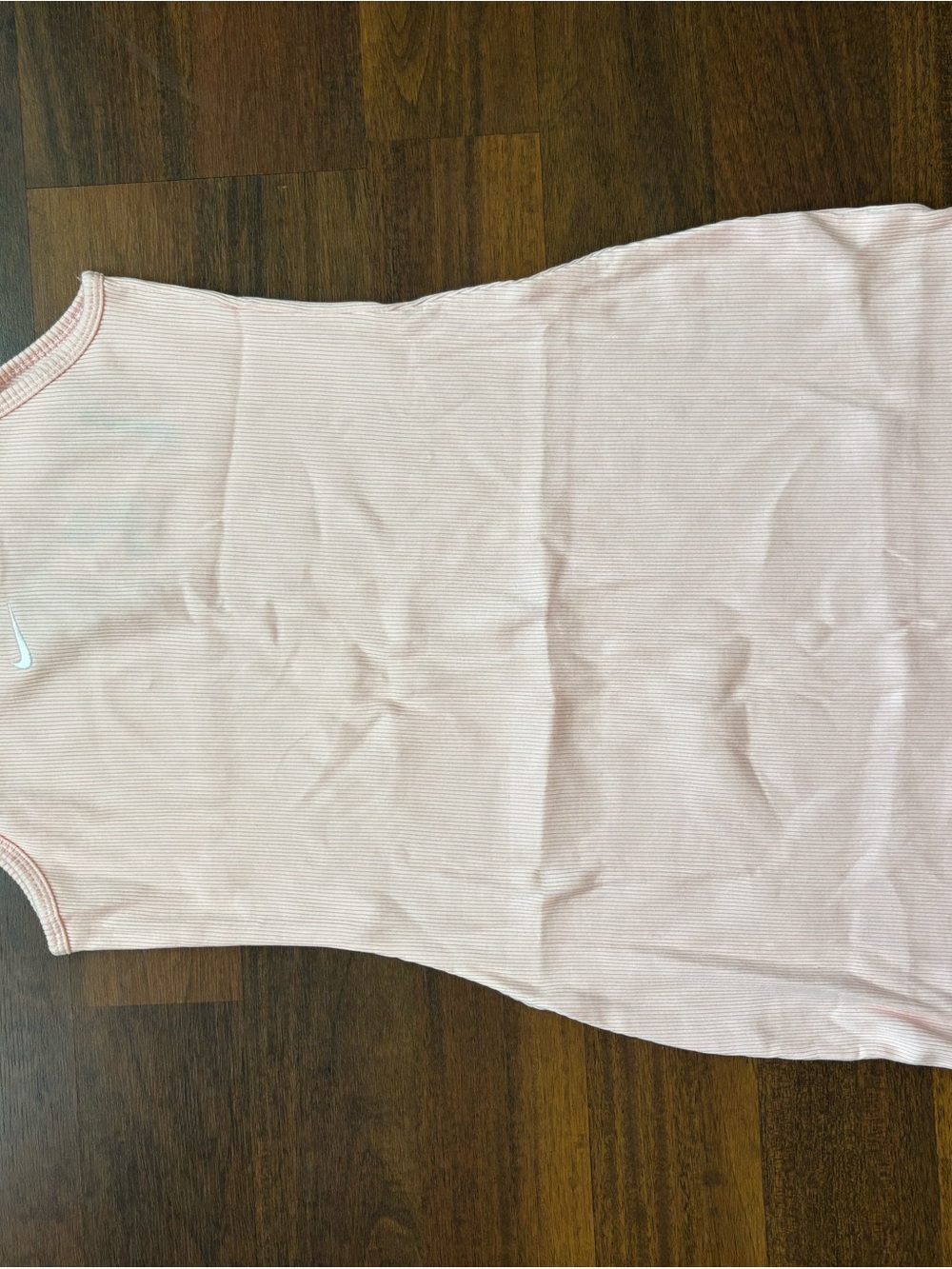 Nike Pink Ribbed Tank Dress